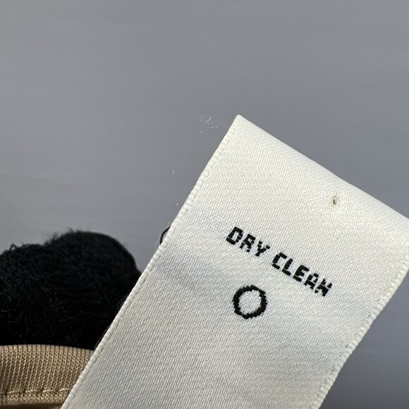 Max Studio Sheath Dress Small Black Nude Lace Stretch Ruffle V-Neck Whimsygoth - Picture 6 of 8